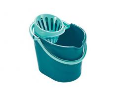 Leifheit Seau avec Passoire Plastique Turquoise Taille Unique