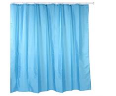 TATAY 5520200 - Rideau de Douche en Polyester Bleu 220 x 200 cm