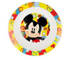 Mickey 19048 Assiette creuse Microwave, plastique, multicolore