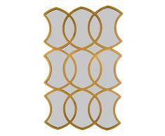 EUROCINSA 26479 Miroir Moon, dorÃ©, 64 x 101 cm