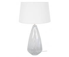 Tosel 64240 Amphore, Verre SoufflÃ©/Coton/Tissu, Blanc/Ecru, 300 x 500 mm