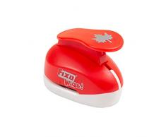 Fixo Perforatrice avec formes, grande lame, rouge