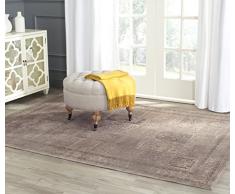Safavieh Tapis dinspiration Vintage, Tissé Fibre de Viscose douce Tapis en Moka Clair / Marron, 90 X 150 cm