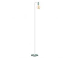 EGLO 49121 Lampe sur Pied, Acier, E27, 12 W, Pastell HellgrÃ¼n, Weiss