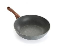 Versa Wok PoÃªle en Aluminium 28 cm pour Camping et randonnÃ©e Unisexe Adulte, Multicolore