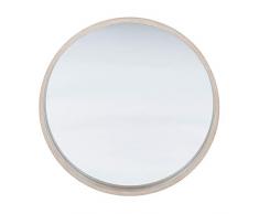 Pacific Lifestyle Rond Miroir Mural, chÃªne Gris Clair, 90Â x 585Â x 590Â mm