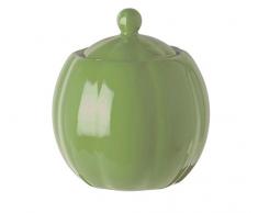 PORCELLANA Villadeifiori Sucrier en Porcelaine Vert 0,1 x 0,1 x 0,1 cm