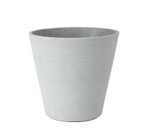 blomus Coluna Pot de Fleurs Gris Clair à 26 cm H 24 cm à 26 cm
