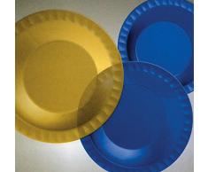 Assiette creuse jaune Trippy