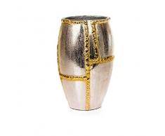 EUROCINSA Réf. Vase Lala 17x13x31 cm Argenté/doré