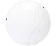 interfan plafonnier rond, 24Â W, blanc mat