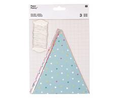Rico Design Guirlande fanions, Papier, Multicolore