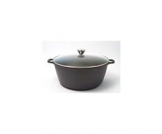 Baumalu 384922 Mijoteuse haute 32 cm couvercle verre