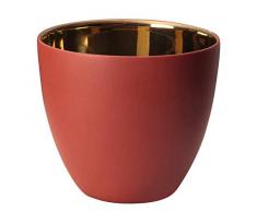 ASA Photophore en Porcelaine Rouge 7,2 cm