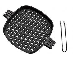 HIFFICIENCY 705632458426 PoÃªle Ã barbecue rÃ©versible en fonte daluminium