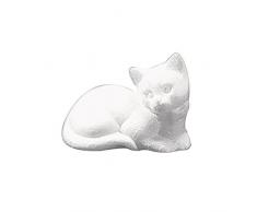 Rayher 3322100, Chat CouchÃ© en PolystyrÃ¨ne, 14Â cm