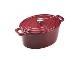 RÃ¶sle 13292 Plat Ã rÃ´tir ovale Dark Red 6 l