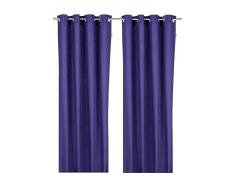 Tom Tailor 575528 T-Dove Rideau avec Oeillets Coton Violet 140 x 245 cm