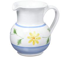 Ceramiche Siciliane Ruggeri Ceramiche S.r 8058259008638Â brillant Daisy Carafe 500Â Milliliters, Multi Couleur