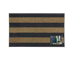 JVL Paillasson Beige/Marron 46 x 76 cm