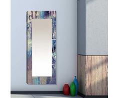 Bonamaison Miroir en toile, multicolore, 40 x 60 cm