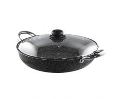 HOUSE COLLECTION Casserole avec couvercle en verre trempÃ©, aluminium, antiadhÃ©sif, Ã 34 cm