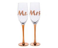 EW Glassware GLS0165 Flûte à champagne en verre