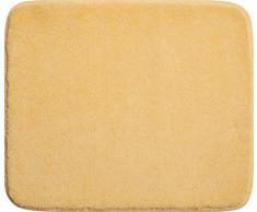Linea Due Tapis de Bain Dolomiti pour Le Sol 100 % polyacrylique, Ultra Doux, antidérapant, certifié ÃKO-TEX, 100% polyacrylique, Fantastic - Gelb, 50 x 60 cm