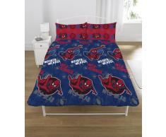 Zap-Spider-Man-Masque Menace-Parure de lit réversible Double