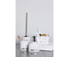 Wenko 23265100 Brosse WC, Blanc, 10 x 37,5 x 10 cm