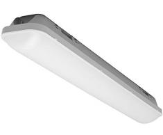 Radium Projecteur LED Floodlight 30 W, 2400 lumens, Fluter, Projecteur extérieur, 4000 K, blanc normal, extérieur IP65, aluminium moulé par injection, blanc, gris