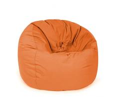 Outbag Donut Pouf, Orange, 90 x 90 cm