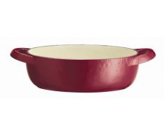 Tefal Jamie Oliver Plat à gratin en Fonte, Framboise, 20 cm x 14 cm