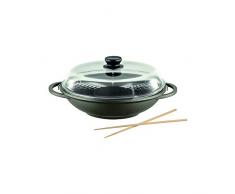 Berndes 074982 Wok, Fonte daluminium, Gris, 32 cm