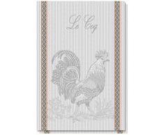 Lot de 2 torchons Jacquard 50x70 cm 100% Coton de qualité supérieure Le Coq