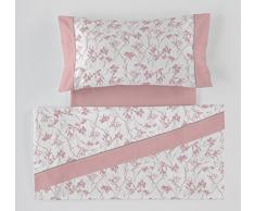 ESTELA ES-TelaÂ âÂ Set de draps imprimÃ©es Paola Couleur Mauve (3Â piÃ¨ces)Â âÂ Lit de 150Â cmÂ âÂ 50% coton/50% PolyesterÂ âÂ 144Â Fils
