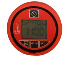 Sunartis E359 5-5002 Minuteur de Cuisine numérique Pâtes et légumes Rouge