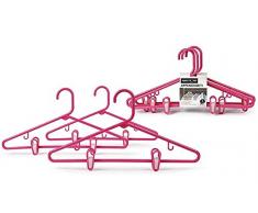 Perfetto Plastique Cintre Longueur 42Â cm.Â âÂ Lot de 3Â PiÃ¨ces, Multicolore, Taille Unique