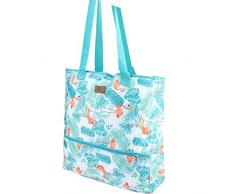 Decocasa - Grand Sac Isotherme pour dÃ©jeuner, Boissons, 30 litres, Motif Flamants Roses, 30 l