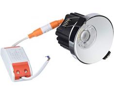 interfan Spot LED encastrable, blanc, 8Â x 8Â x 6.5Â cm