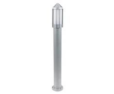 Naeve leuchten borne extérieure bari/hauteur: 100 cm x ø 12 cm/plastique: blanc/opale 248259âargent