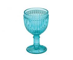 DRH Collection 0,25 Verre à vin («Loire Anton Studio Lot de 6)-Couleur: Aigue-Marine (Bleu)