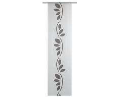 Home Fashion ATERA Panneau Coulissant en Voile scherli, Polyester, Gris, 245Â x 60Â cm