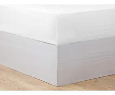 MI CASA Basic 200 Drap-Housse pour lit de 200 cm Blanc