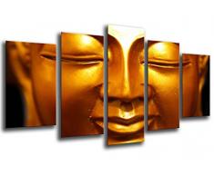 Tableau Moderne Photographique, Impression sur bois, Bouddha, Bouddha, Relaxation, Zen, Méditation, Relaxation, 165 x 62 cm, ref. 26069