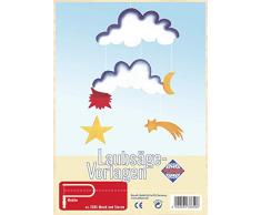 Pebaro Pièce chantournée Maquette Lune et étoiles