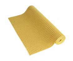 Venilia 54791 Venisoft Tapis de douche antidÃ©rapant en PVC Jaune curry 0,5 x 65 x 200 cm