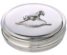 Edwin Flasque & Co Enfant Cheval Ã Bascule Design BoÃ®te Ã Bijoux, 90Â mm, en Ã©tain