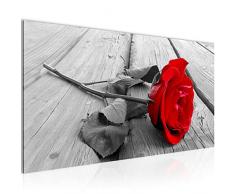 Tableau decoration murale Fleurs Roses - XXL Impression sur Toile Salon Appartment 1 Parties - prÃªt Ã accrocher - 204412a