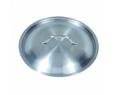 GSW Titana 133Â Couvercle en acier inoxydable pour Faitout, Acier inoxydable, Silver, 30 x 24 x 24 cm